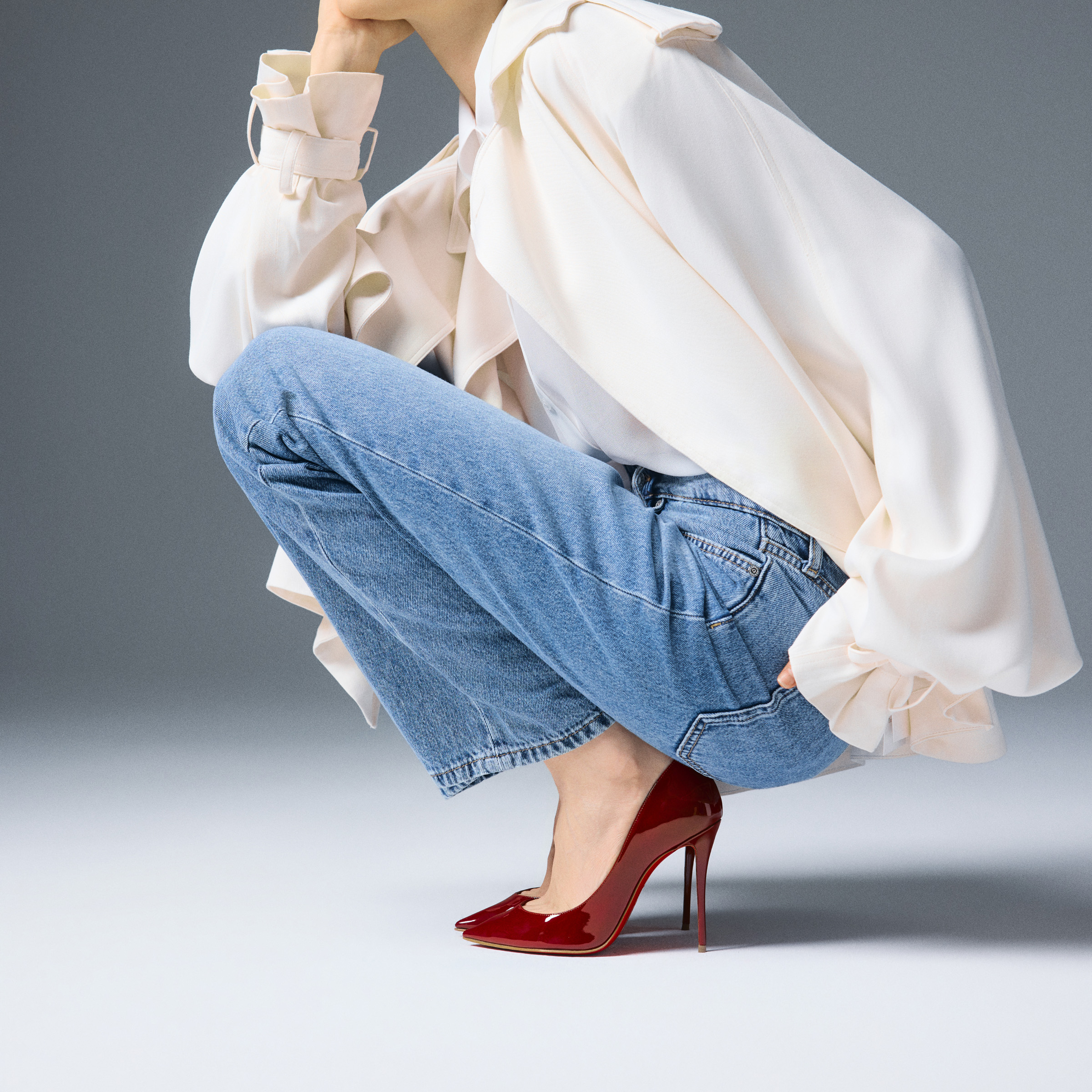 FW26 LA PIGALLE 100 PATENT-LINING