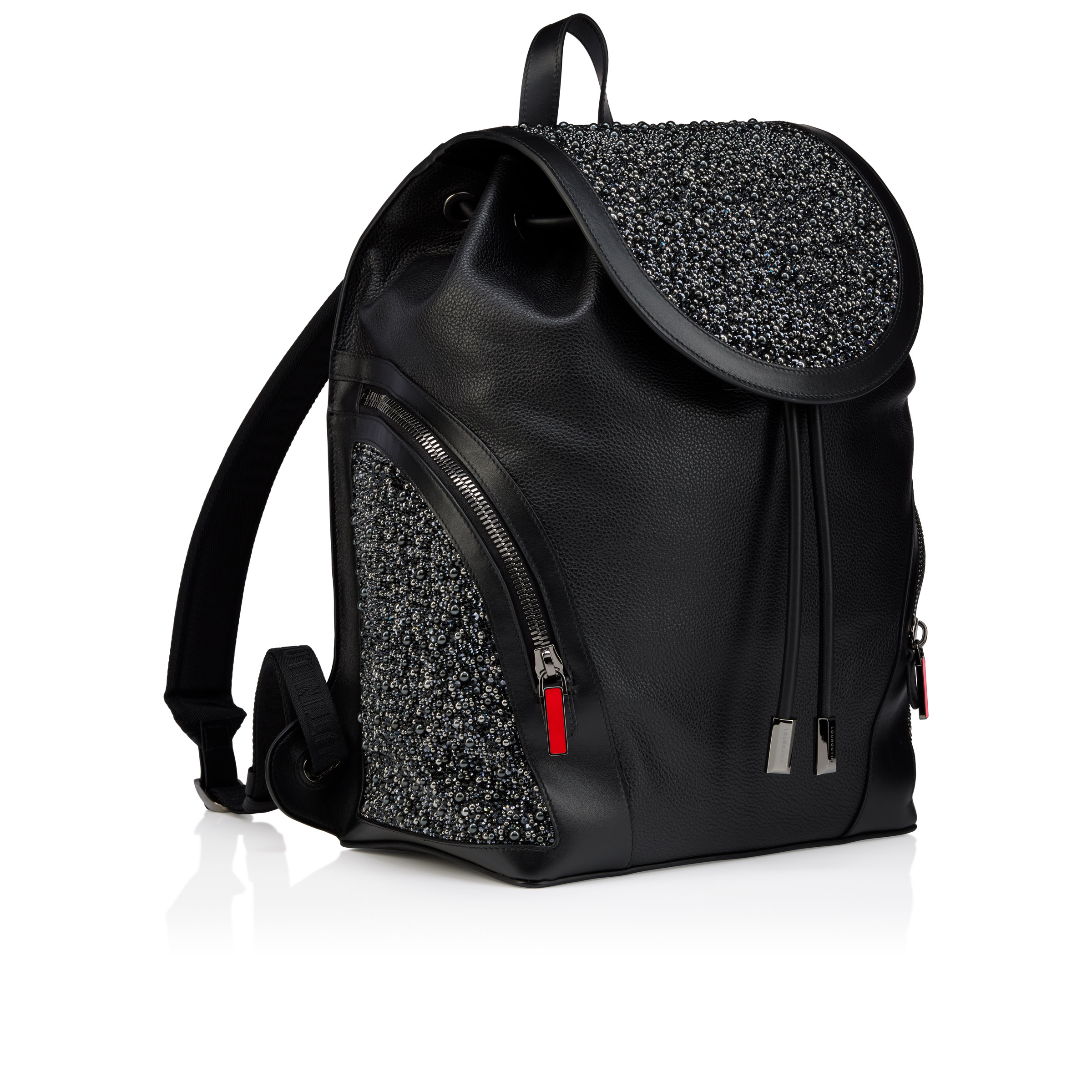 SS26 FUNKY BACKPACK CALF EMPIRE STRASS AND PEARL