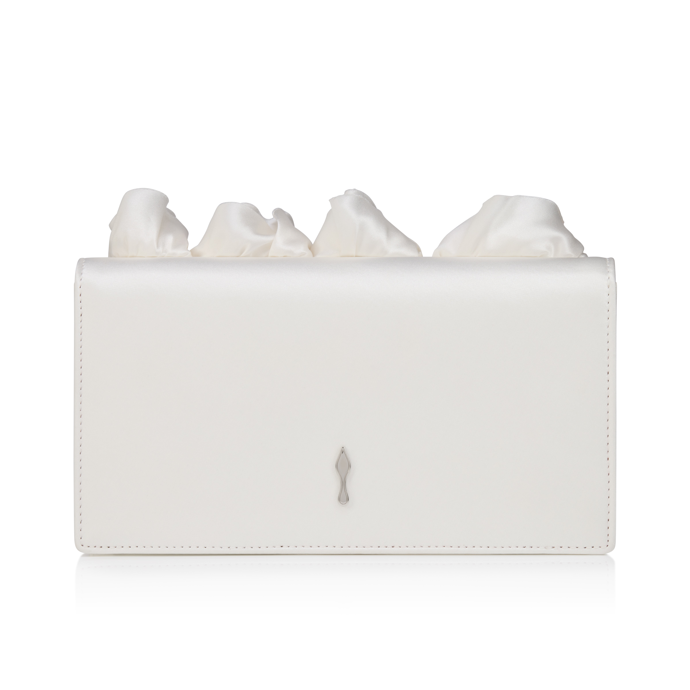 SS26 BETTINA CLUTCH TAFFETAS MERE LACHAISE CREPE SATIN