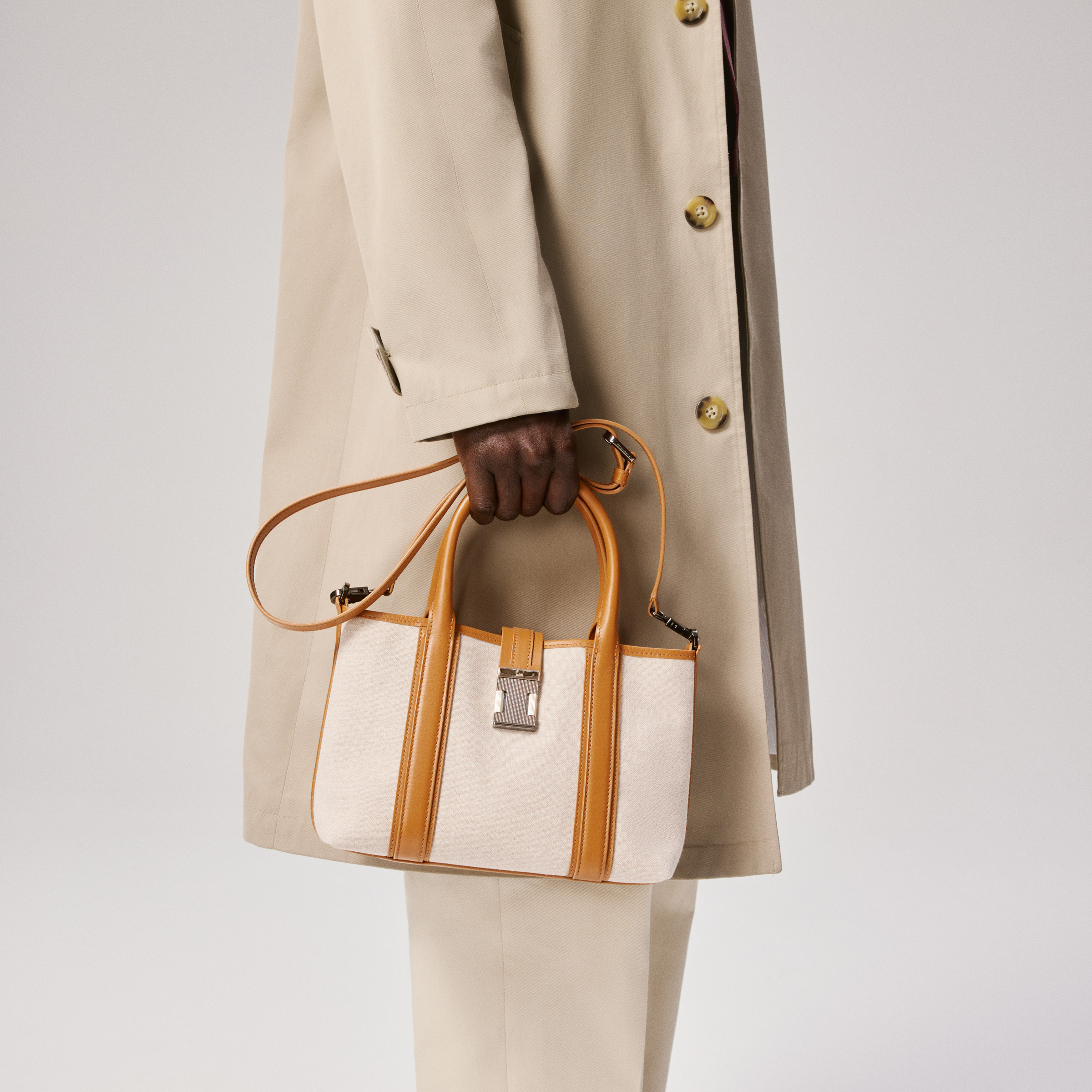 SS26 NOX TOTE XS TOILE LINEN