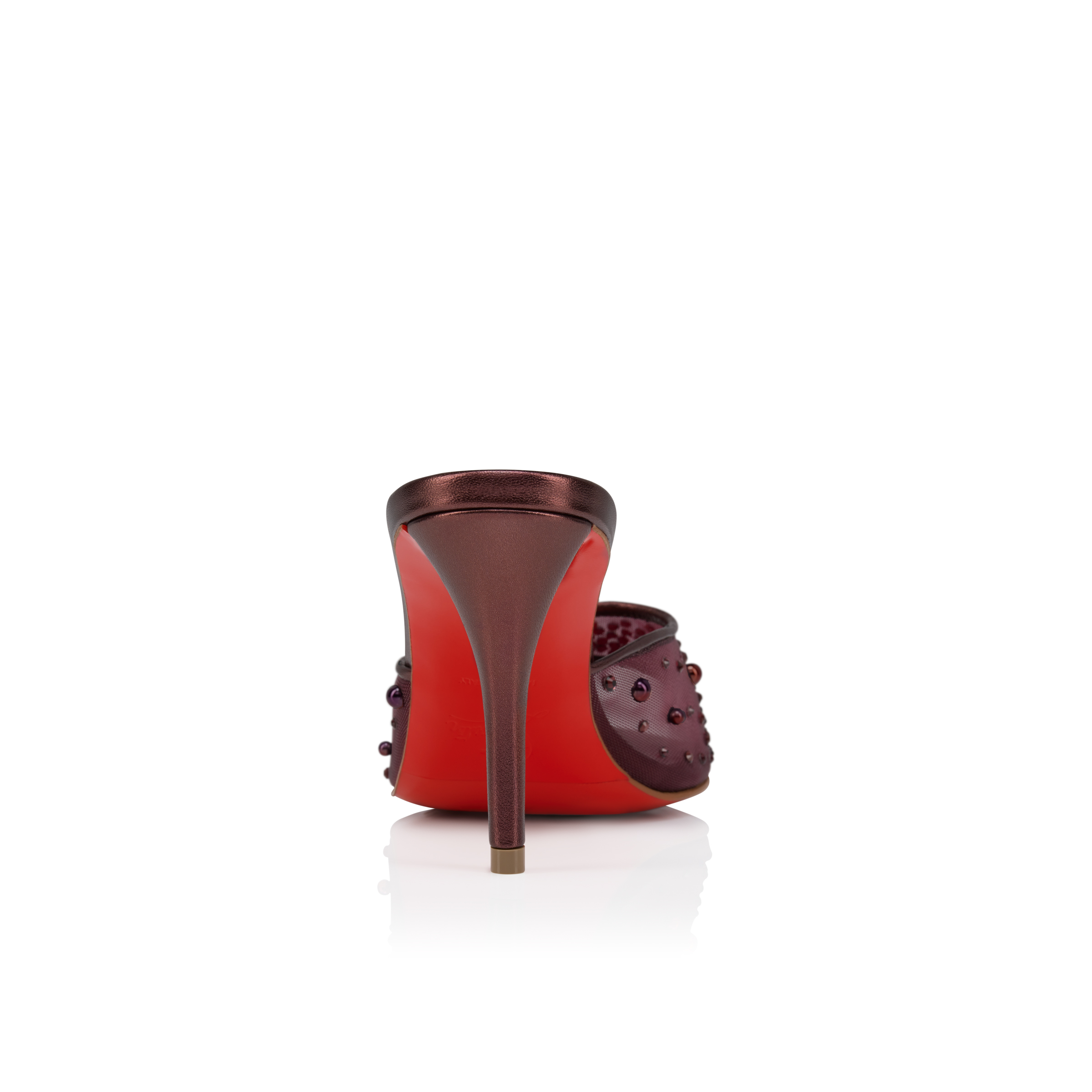 SS26 MISS Z MULE DEGRASSTRASS PERLA 80 RETE NAPPA LAMIN