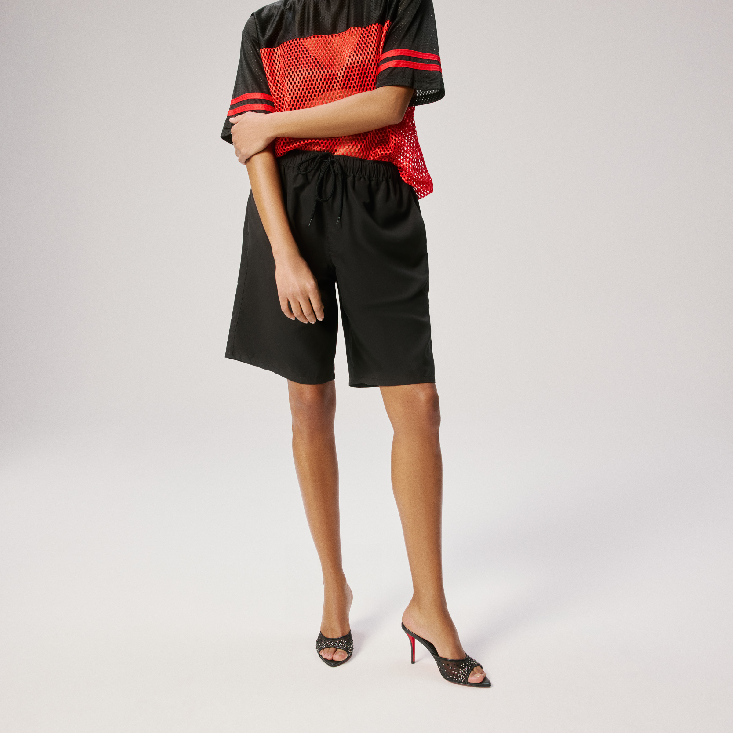 SS26 MISS Z MULE DEGRASSTRASS PERLA 80 RETE NAPPA LININ