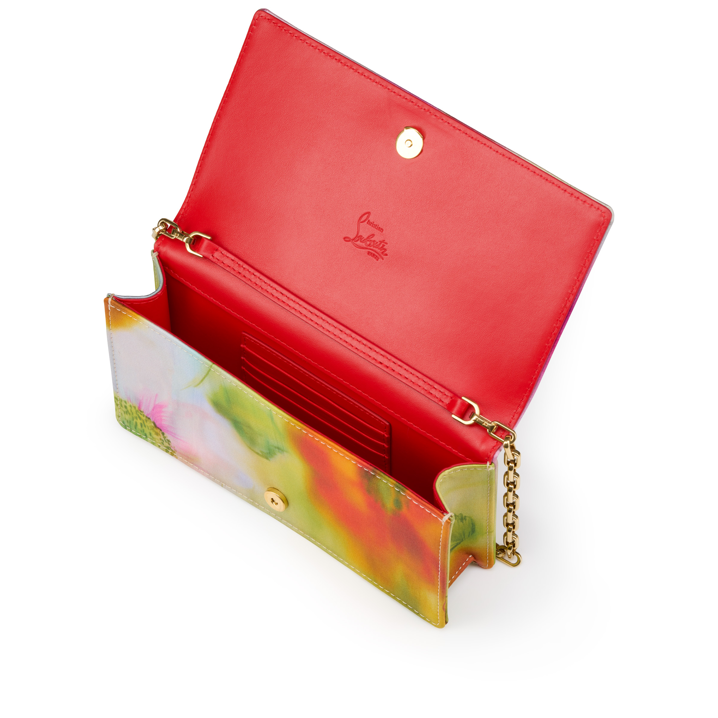 FW26 BETTINA CLUTCH CREPE SATIN BOTANICA