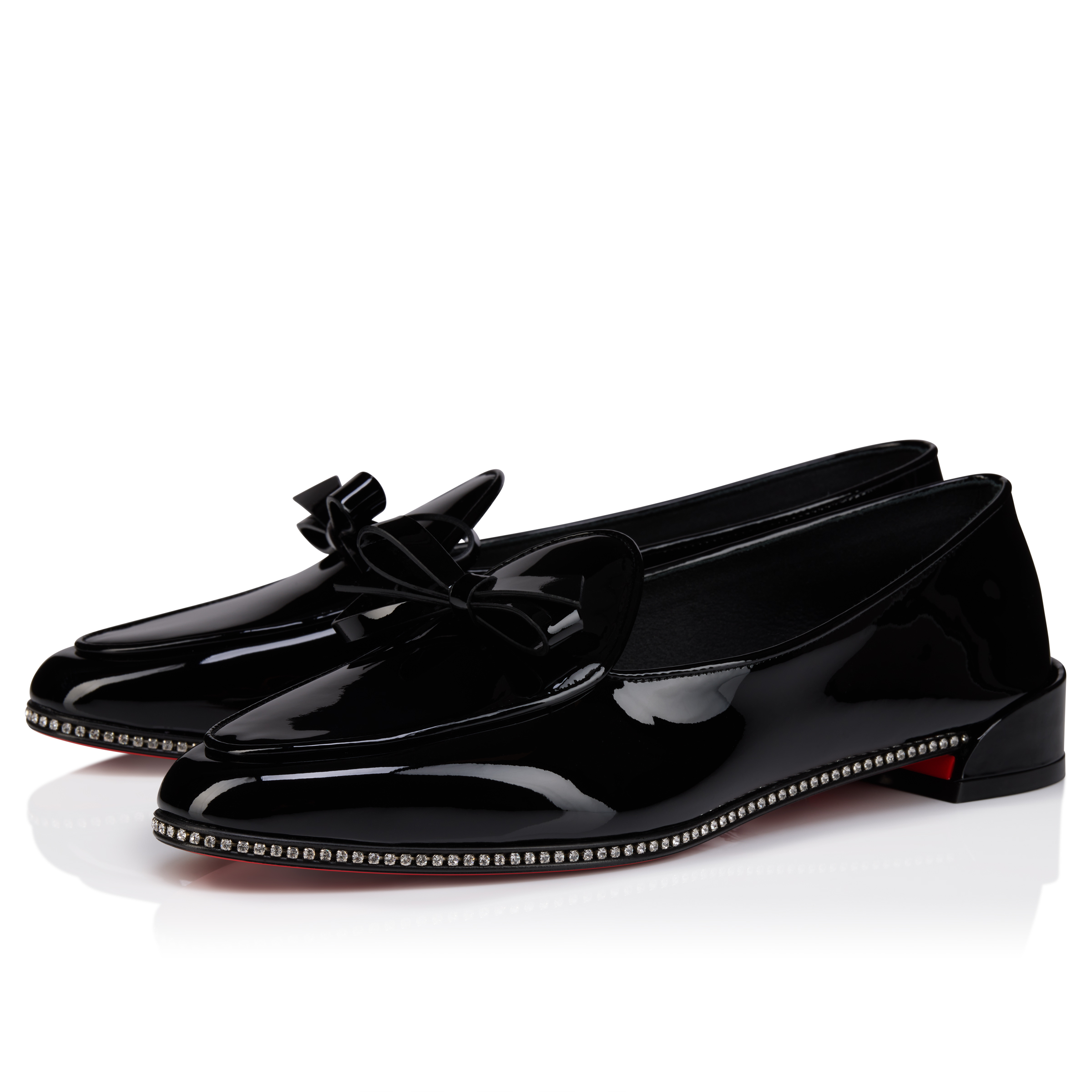 FW26 MOCASTRASS FLAT PATENT-LINING