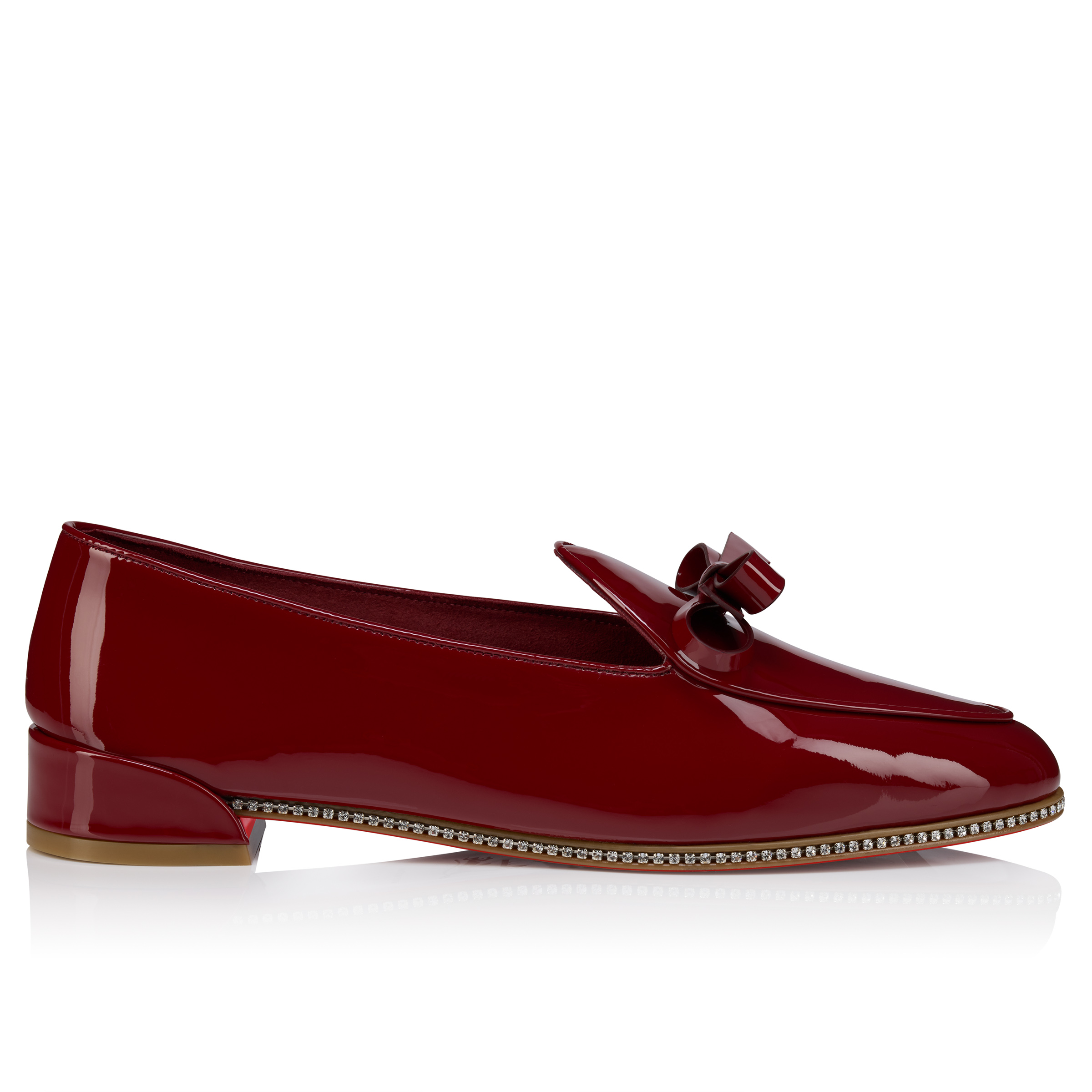 FW26 MOCASTRASS FLAT PATENT-LINING