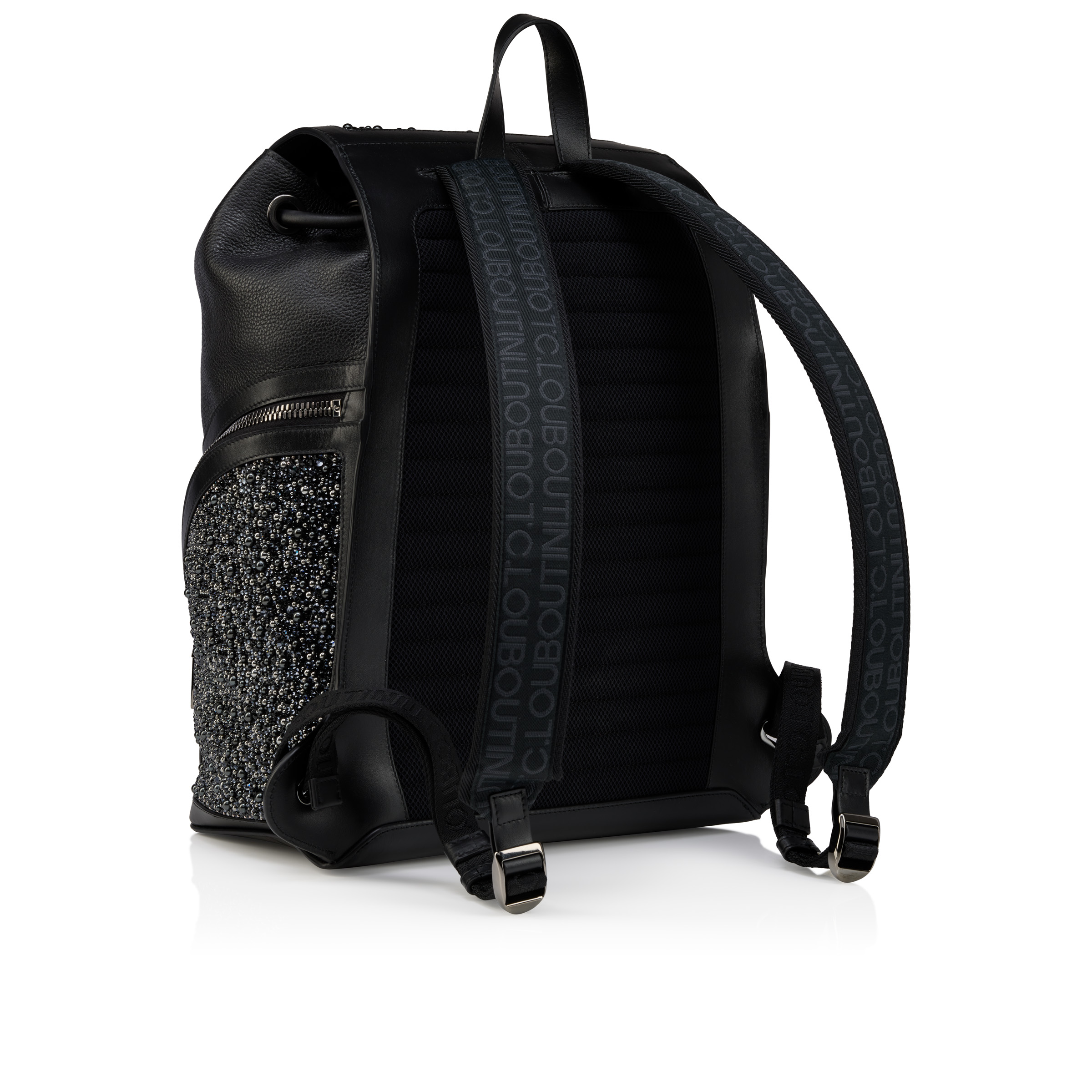 SS26 FUNKY BACKPACK CALF EMPIRE STRASS AND PEARL