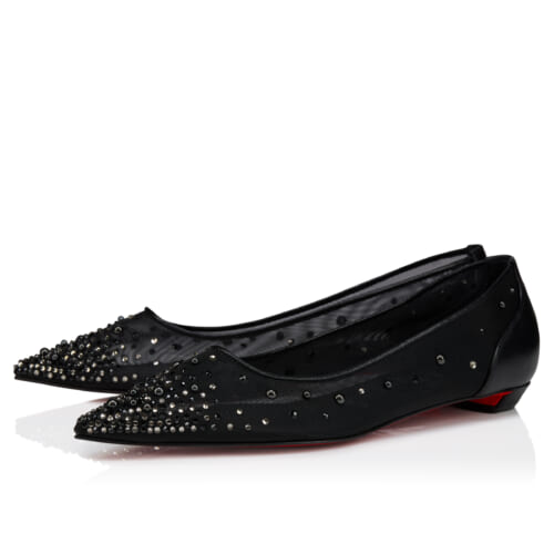 SS26 MISS Z DEGRASTRASSINA PERLA FLAT RETE NAPPA LINING