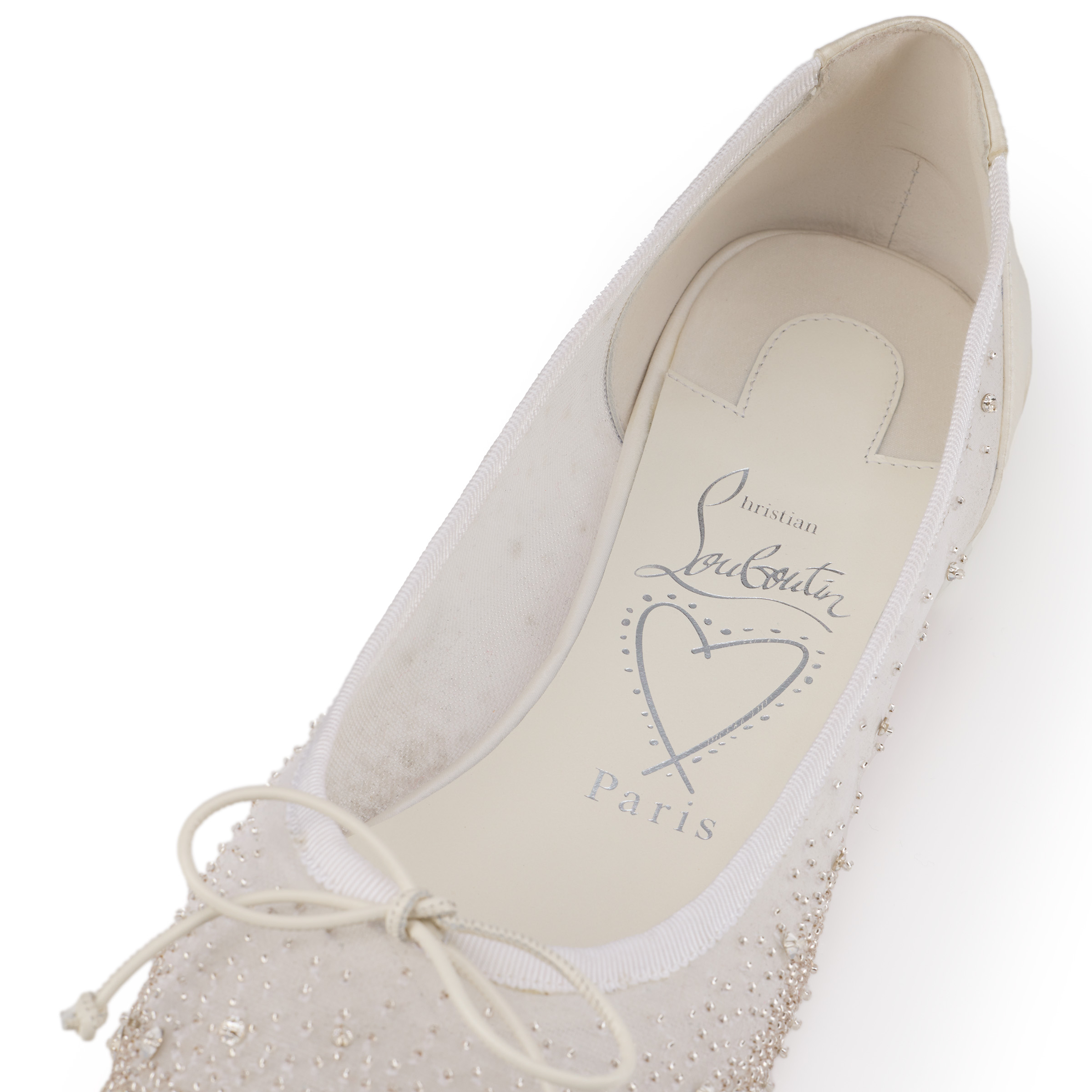 SS25 SWEETIE JANE SPARKLING FLAT RESILLE ORG GG CR SAT
